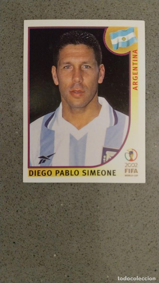 Cromos de F&uacute;tbol: DIEGO PABLO SIMEONE ARGENTINA 393 Corea Jap&oacute;n 2002 SIN PEGAR Korea Japan Fifa