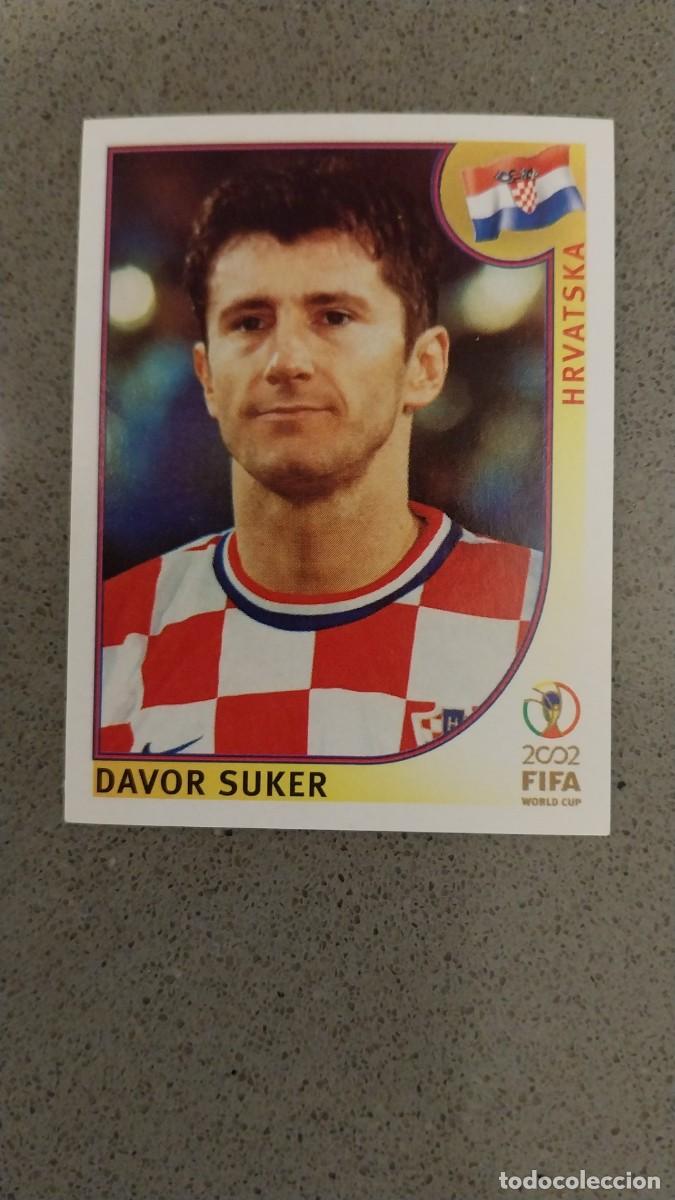 Cromos de F&uacute;tbol: DAVOR SUKER 489 CROACIA CROATIA SIN PEGAR PANINI FIFA WORLD CUP MUNDIAL KOREA 2002