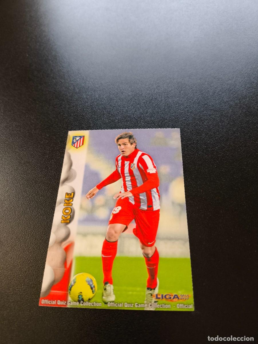 Cromos de F&uacute;tbol: 124 KOKE ATLETICO DE MADRID MUNDICROMO LIGA 2012 2013 12 13 NO PANINI ESTE MEGACRACKS