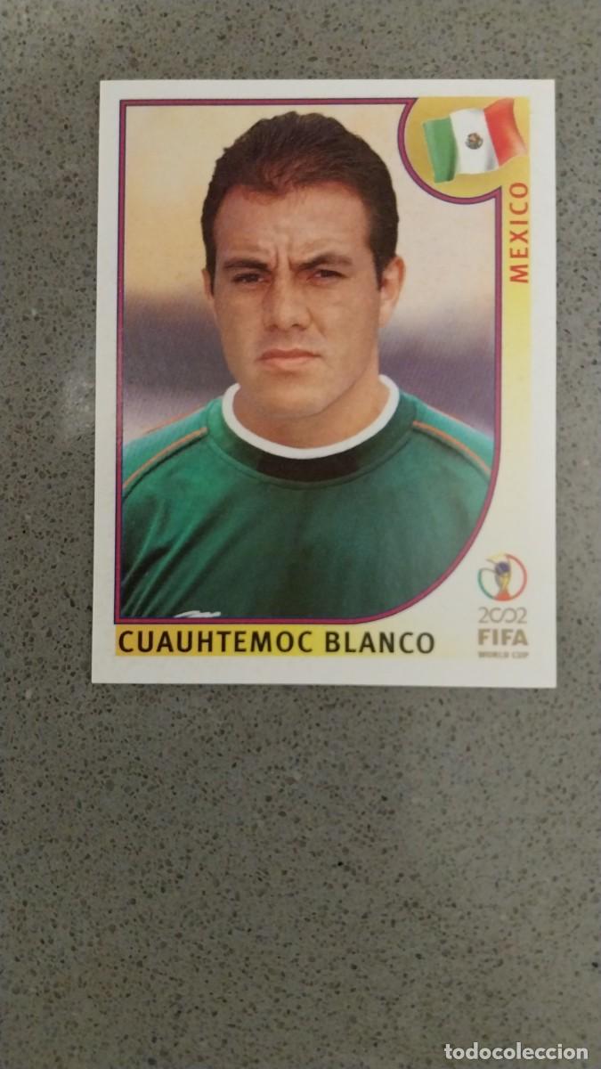 Cromos de F&uacute;tbol: CUAUHTEMOC BLANCO MEXICO 508 MUNDIAL KOREA JAPON 2002 02 PANINI NUNCA PEGADO