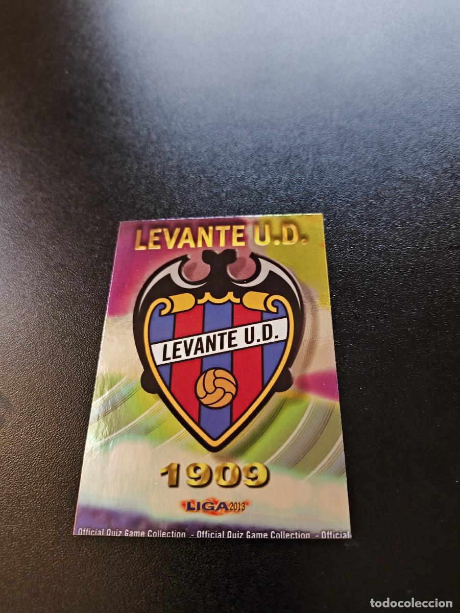 Cromos de F&uacute;tbol: 136 ESCUDO BRILLO LISO LEVANTE MUNDICROMO LIGA 2012 2013 12 13 NO PANINI ESTE MEGACRACKS