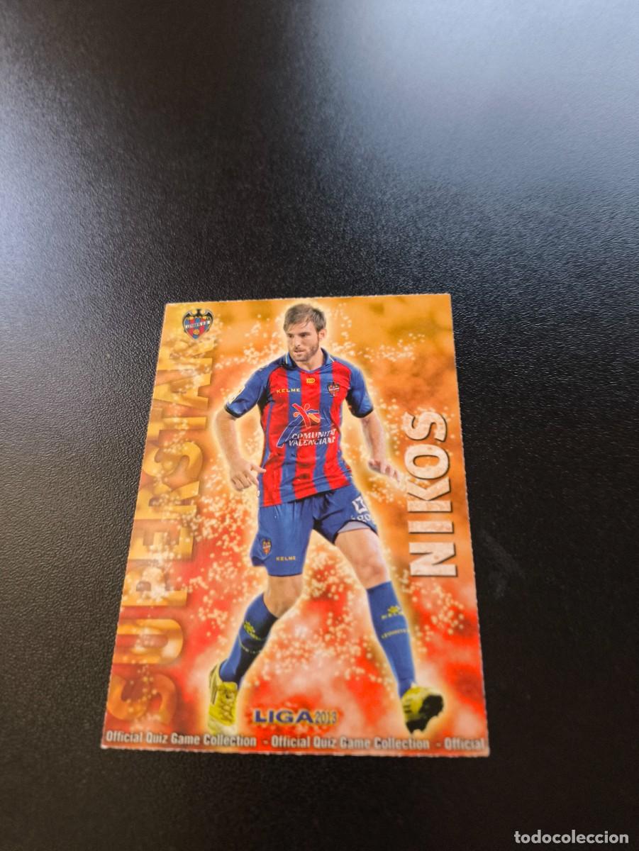 Cromos de F&uacute;tbol: 158 NIKOS SUPERSTAR MATE LEVANTE MUNDICROMO LIGA 2012 2013 12 13 NO PANINI ESTE MEGACRACKS