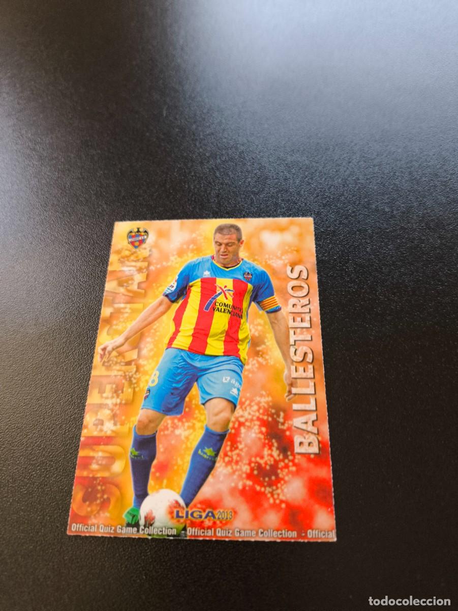 Cromos de F&uacute;tbol: 159 BALLESTEROS SUPERSTAR MATE LEVANTE MUNDICROMO LIGA 2012 2013 12 13 NO PANINI ESTE MEGACRACKS