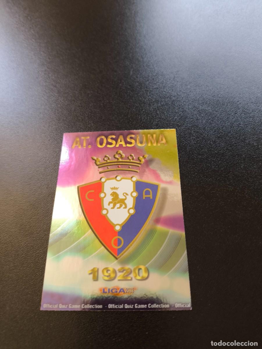 Fu&szlig;ball-Sticker: 163 ESCUDO BRILLO LISO OSASUNA MUNDICROMO LIGA 2012 2013 12 13 NO PANINI ESTE MEGACRACKS