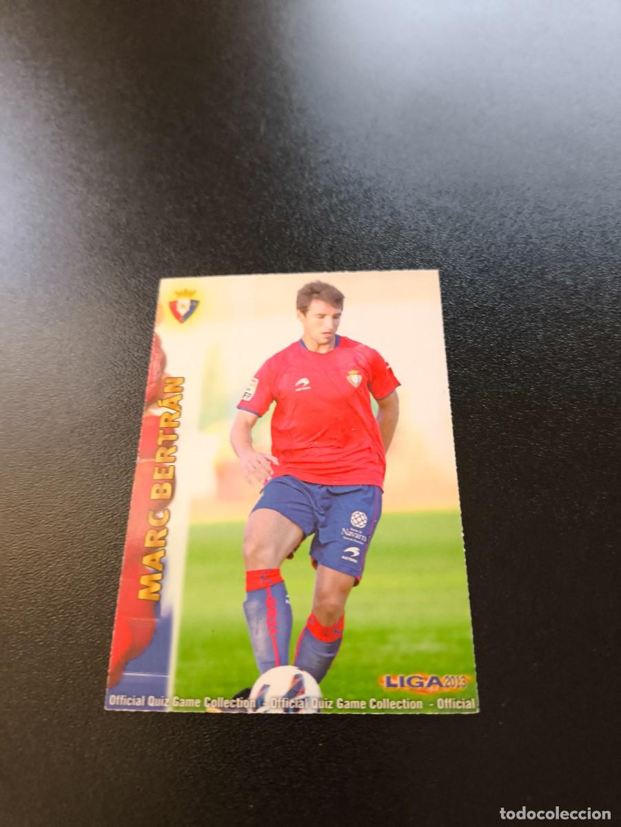 Cromos de F&uacute;tbol: 169 MARC BERTRAN OSASUNA MUNDICROMO LIGA 2012 2013 12 13 NO PANINI ESTE MEGACRACKS