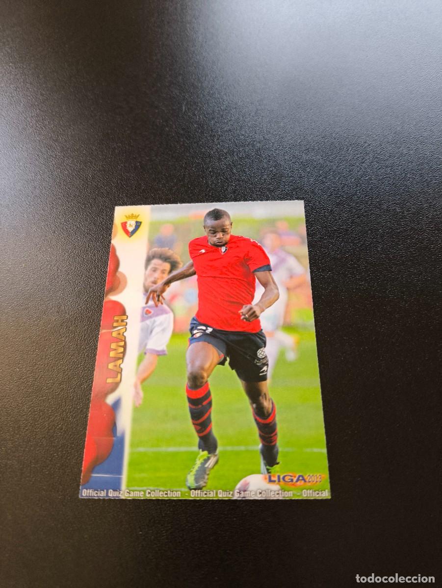 Cromos de F&uacute;tbol: 177 LAMAH OSASUNA MUNDICROMO LIGA 2012 2013 12 13 NO PANINI ESTE MEGACRACKS