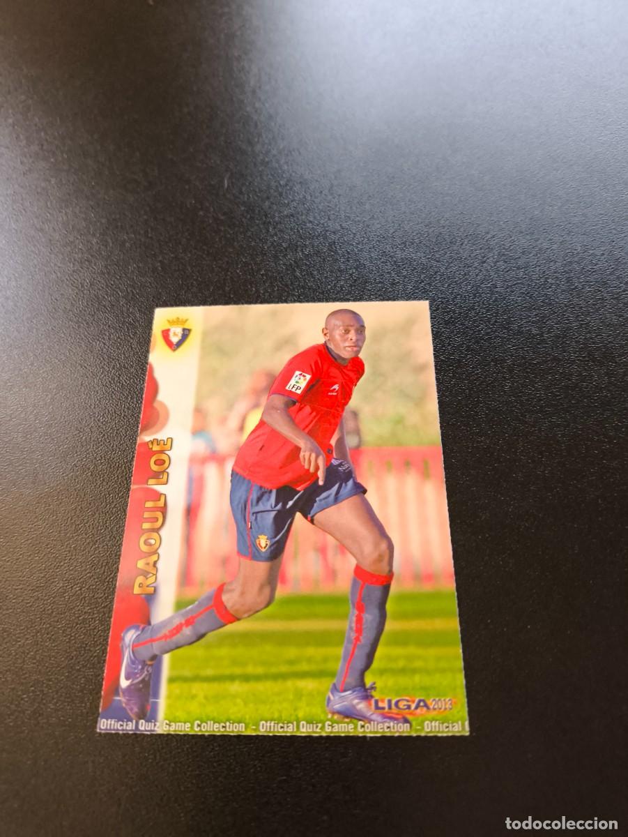 Cromos de F&uacute;tbol: 178 RAOUL LOE OSASUNA MUNDICROMO LIGA 2012 2013 12 13 NO PANINI ESTE MEGACRACKS