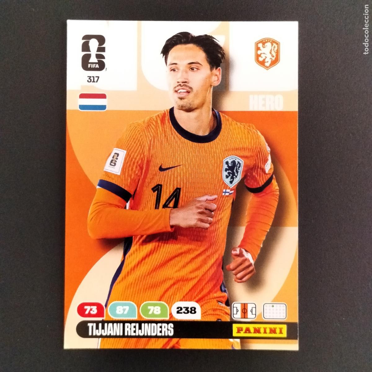 Cromos de F&uacute;tbol: 317 TIJJANI REIJNDERS HOLANDA PAISES BAJOS CROMOS ADRENALYN XL MUNDIAL 26 2026 FIFA WORLD CUP PANINI