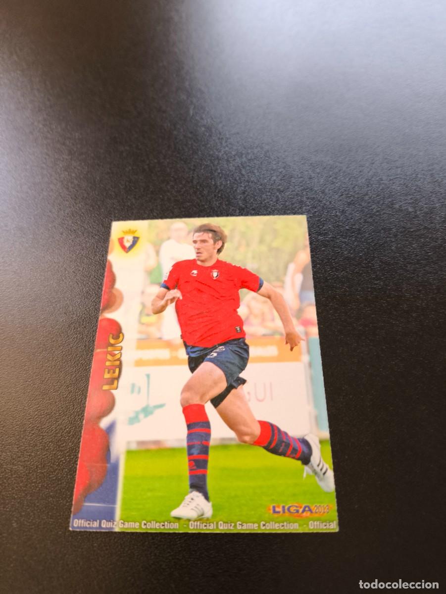 Cromos de F&uacute;tbol: 181 LEKIC OSASUNA MUNDICROMO LIGA 2012 2013 12 13 NO PANINI ESTE MEGACRACKS