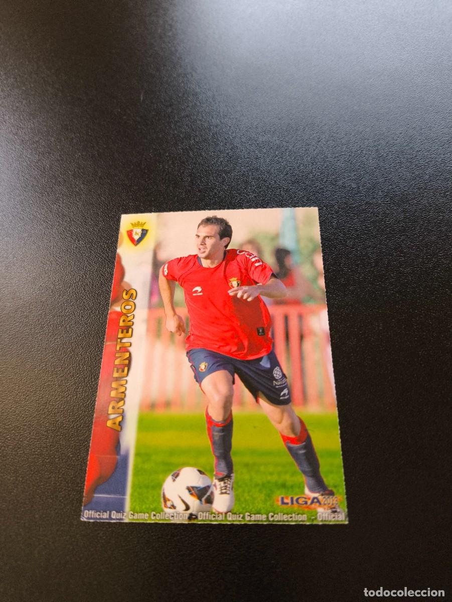 Cromos de F&uacute;tbol: 183 ARMENTEROS OSASUNA MUNDICROMO LIGA 2012 2013 12 13 NO PANINI ESTE MEGACRACKS