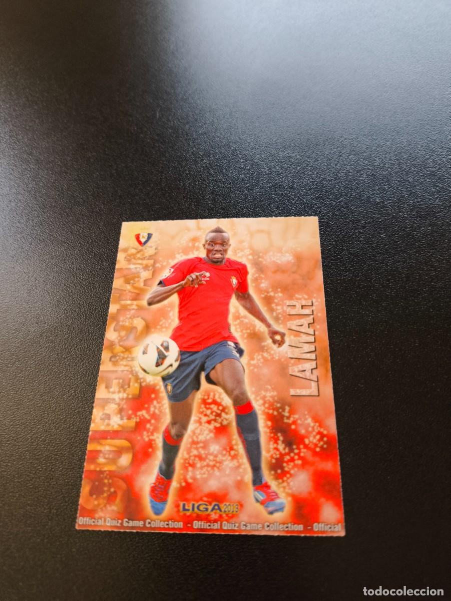 Cromos de F&uacute;tbol: 185 LAMAH SUPERSTAR MATE OSASUNA MUNDICROMO LIGA 2012 2013 12 13 NO PANINI ESTE MEGACRACKS