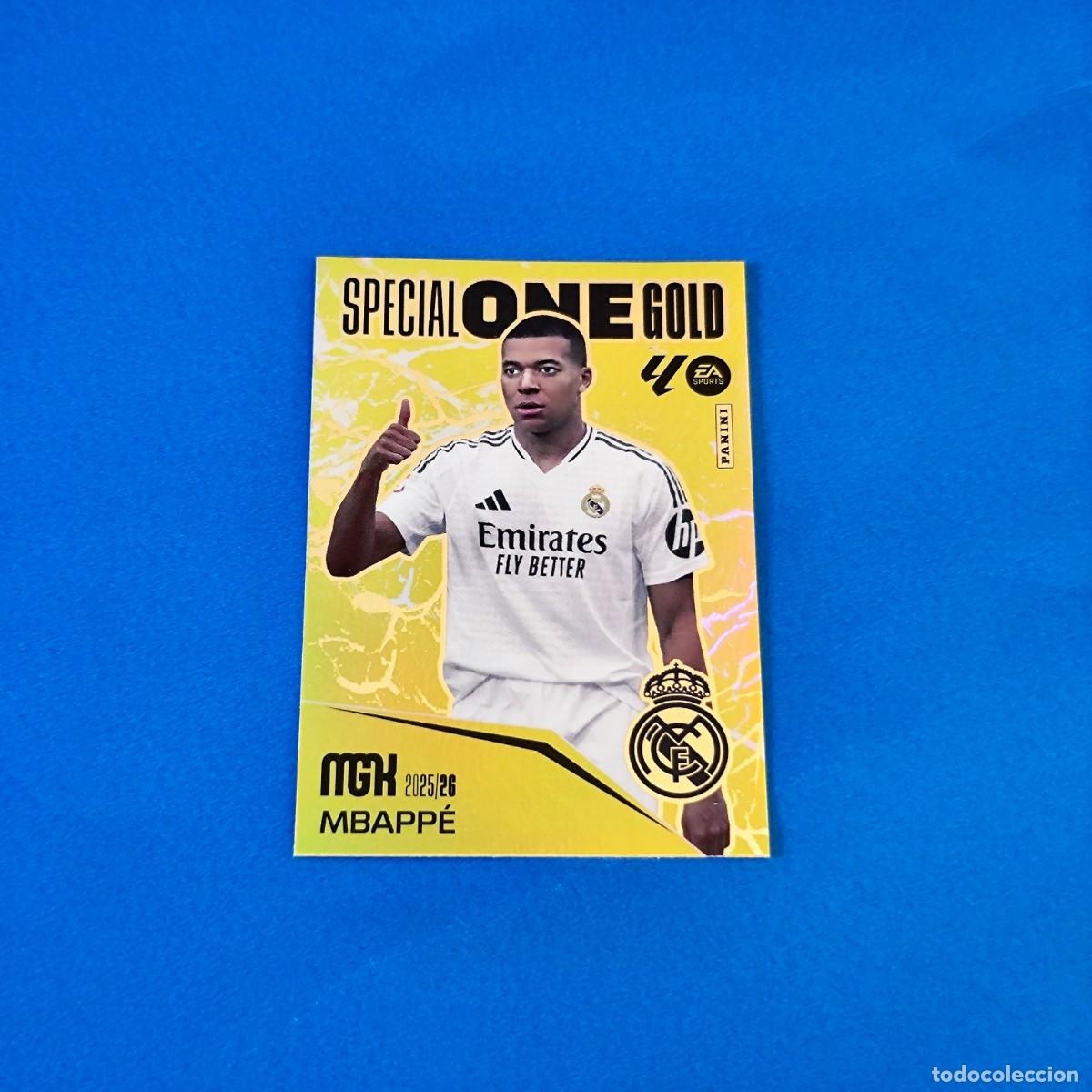 Cromos de F&uacute;tbol: Megacracks 2025 2026 / 25 26 Special One Gold Mbapp&eacute;