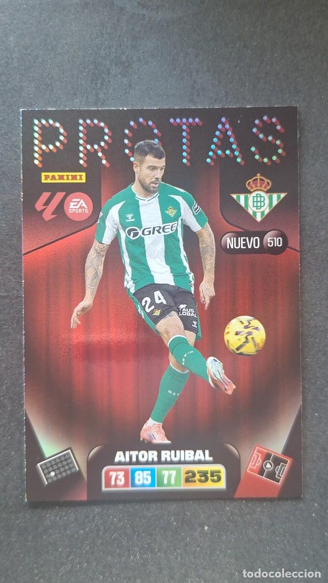 Cromos de F&uacute;tbol: L3 AITOR RUIBAL REAL BETIS BALOMPIE 510 NUEVO PROTAS ADRENALYN XL LIGA 2025/2026 25 26 PANINI