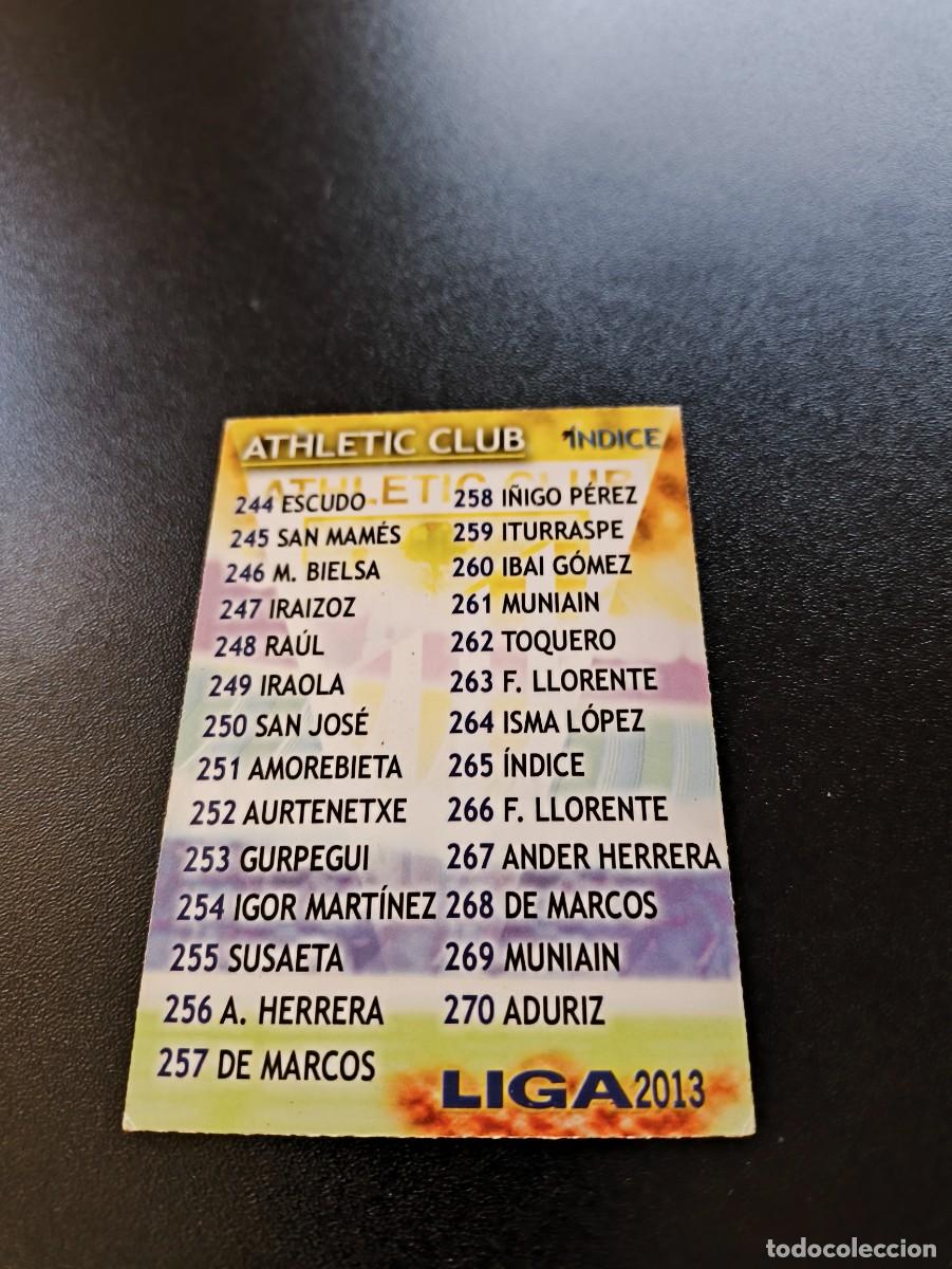 Fu&szlig;ball-Sticker: 265 indice ATHLETIC DE BILBAO MUNDICROMO LIGA 2012 2013 12 13 NO PANINI ESTE MEGACRACKS