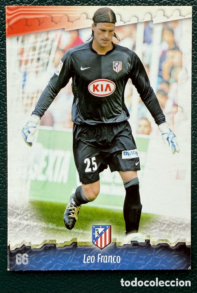 Cartes &agrave; collectionner de Football: 86 LEO FRANCO ATLETICO DE MADRID FICHAS ALBUM MUNDICROMO 2008 2009 08 09