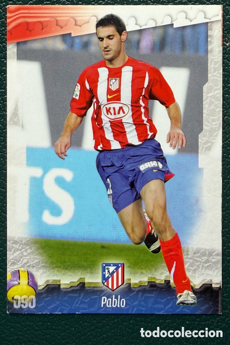 Cartes &agrave; collectionner de Football: 90 PABLO ATLETICO DE MADRID FICHAS ALBUM MUNDICROMO 2008 2009 08 09