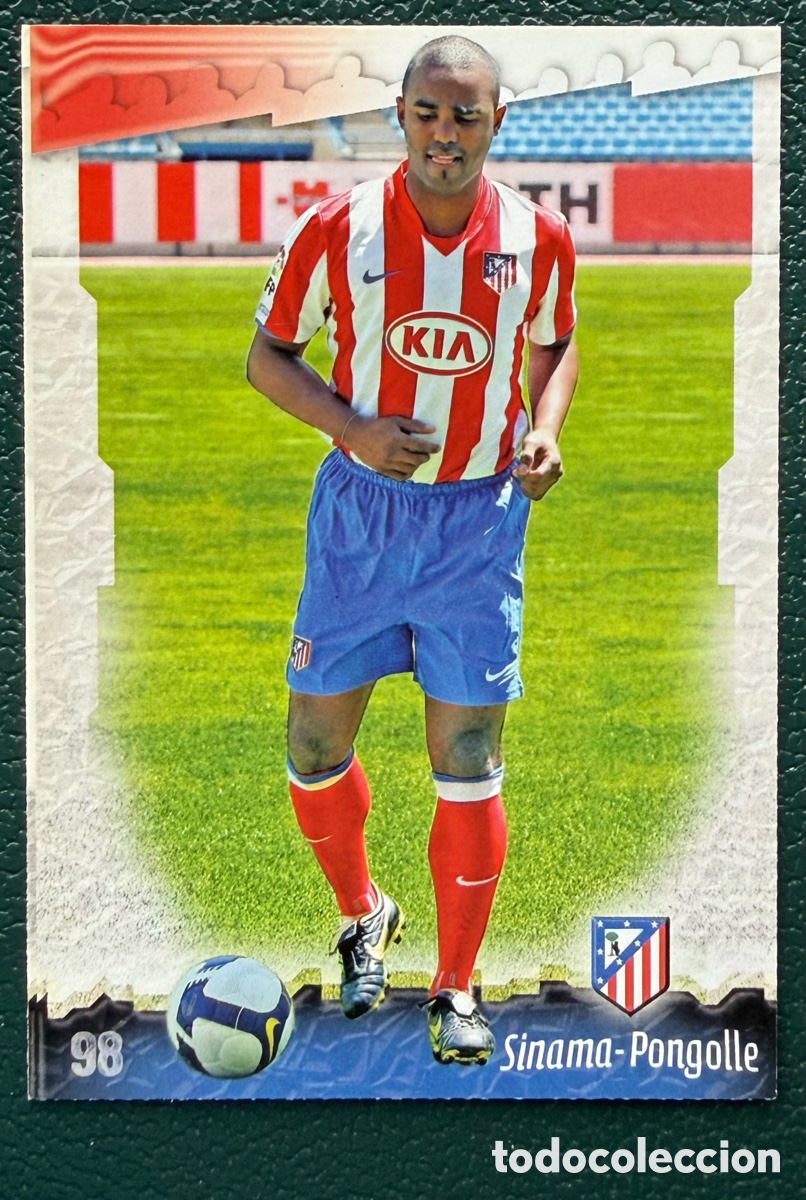 Cartes &agrave; collectionner de Football: 98 SINAMA PONGOLLE ATLETICO DE MADRID FICHAS ALBUM MUNDICROMO 2008 2009 08 09