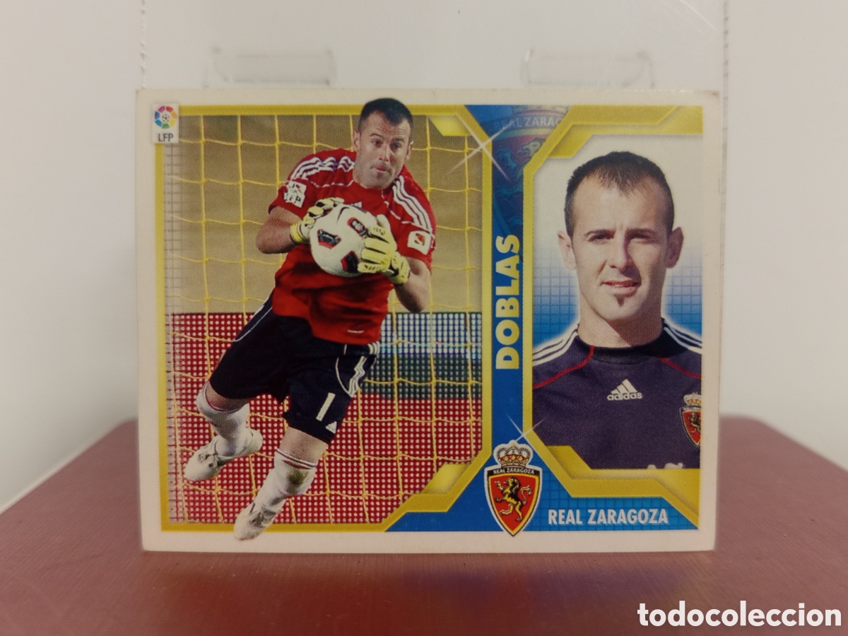 Cromos de F&uacute;tbol: ❇️ CROMO ⚽ DOBLAS ZARAGOZA 2011 2012 11 12 LIGA ESTE LFP BBVA STICKER SIN PEGAR ❇️