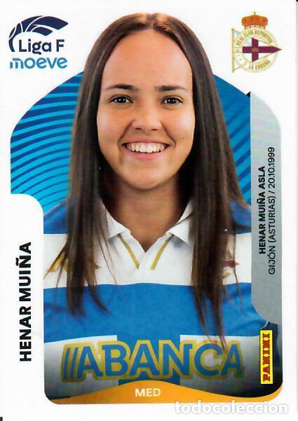 Cromos de F&uacute;tbol: CROMO PANINI LIGA FEMENINA F 2025-26 (25 - 26) - N&ordm; 134 A - HENAR MUI&Ntilde;A - DVO ABANCA LA CORU&Ntilde;A