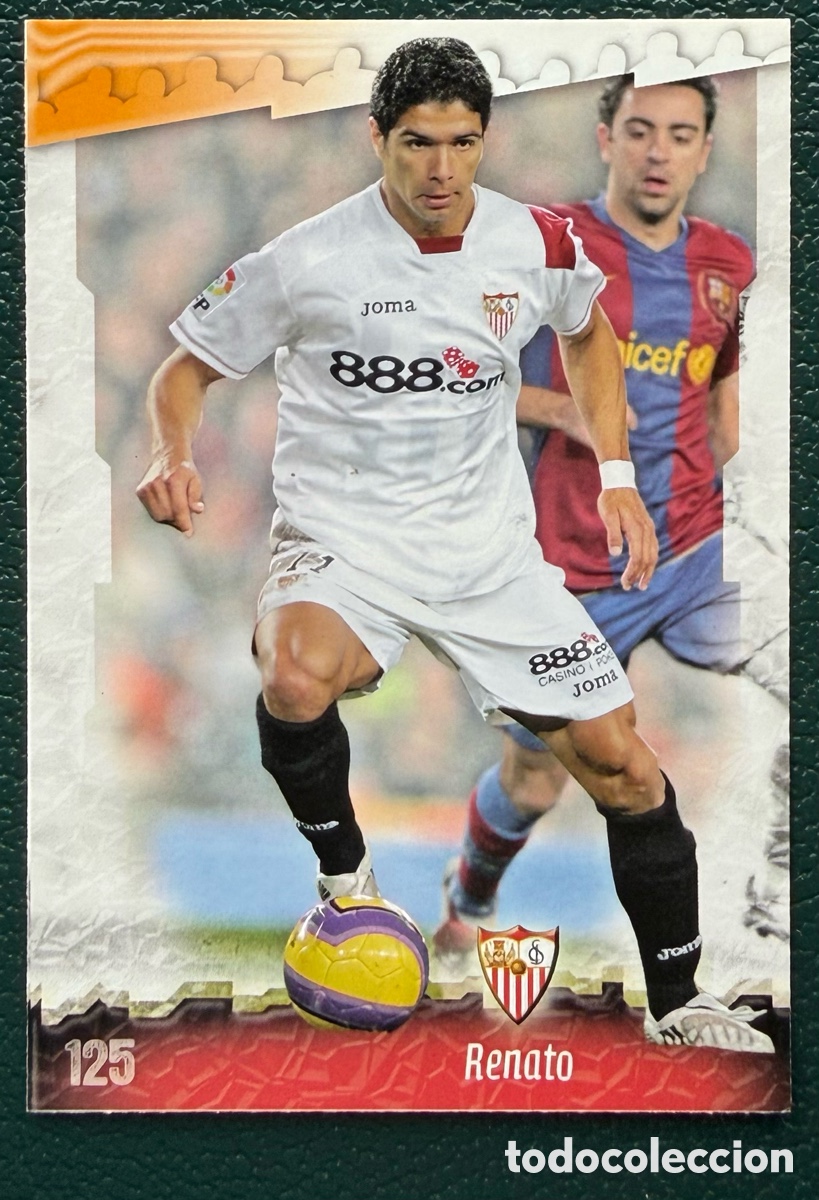 Cartes &agrave; collectionner de Football: 125 RENATO SEVILLA FC FICHAS ALBUM MUNDICROMO 2008 2009 08 09