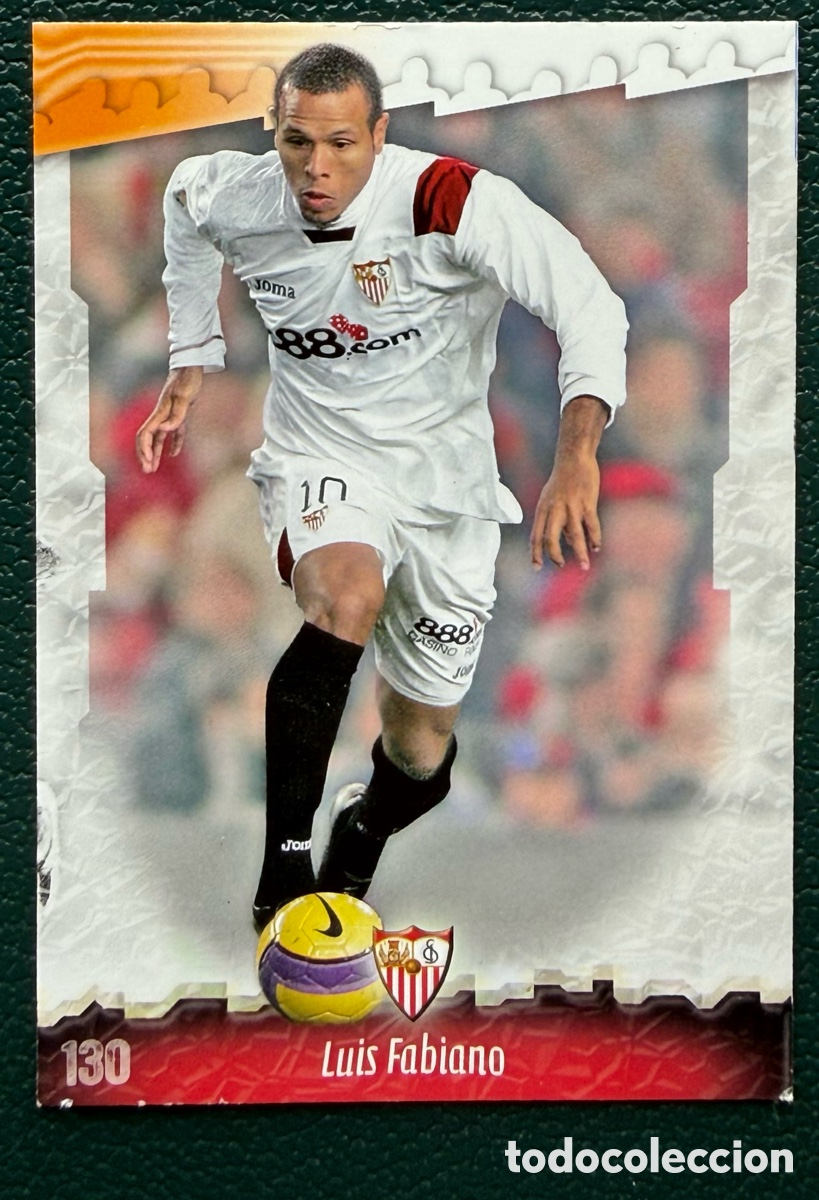 Cartes &agrave; collectionner de Football: 130 LUIS FABIANO SEVILLA FC FICHAS ALBUM MUNDICROMO 2008 2009 08 09
