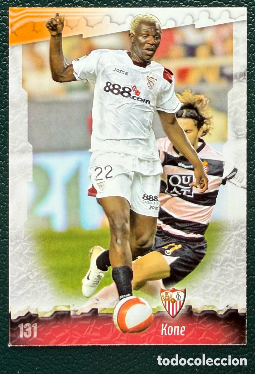 Cartes &agrave; collectionner de Football: 131 KONE SEVILLA FC FICHAS ALBUM MUNDICROMO 2008 2009 08 09