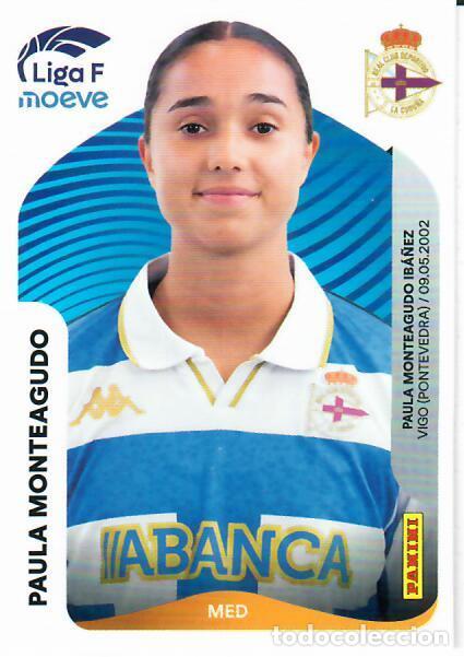 Football Stickers: CROMO PANINI LIGA FEMENINA F 2025-26 (25 - 26) - N&ordm; 136 - PAULA MONTEAGUDO - DVO ABANCA LA CORU&Ntilde;A