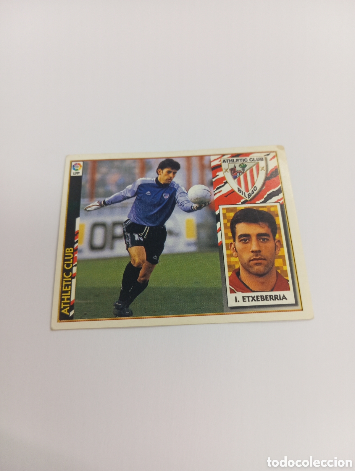 Fu&szlig;ball-Sticker: IMANOL ETXEBERRIA Athletic Club Liga Este 1997 1998 NUEVO SIN PEGAR 97 98