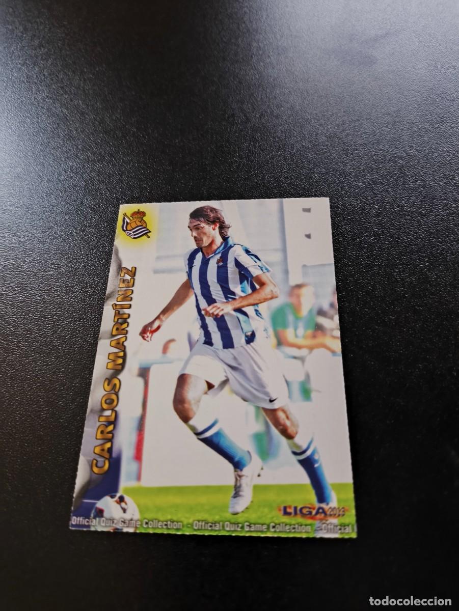Cromos de F&uacute;tbol: 303 CARLOS MARTINEZ REAL SOCIEDAD MUNDICROMO LIGA 2012 2013 12 13 NO PANINI ESTE MEGACRACKS
