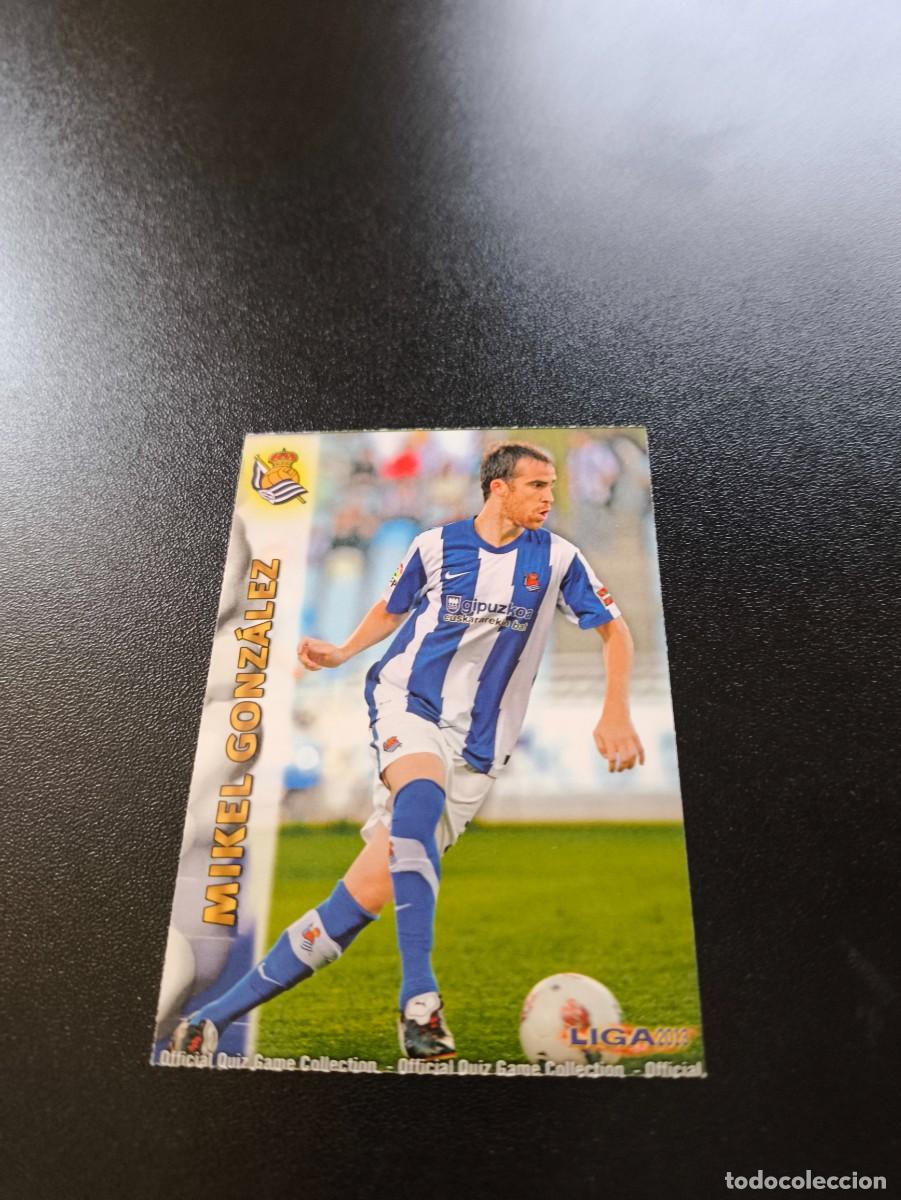 Cromos de F&uacute;tbol: 304 MIKEL GONZALEZ REAL SOCIEDAD MUNDICROMO LIGA 2012 2013 12 13 NO PANINI ESTE MEGACRACKS