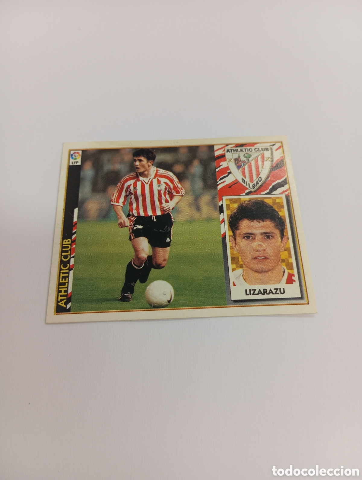 Cromos de F&uacute;tbol: LIZARAZU BAJA Athletic Club Liga Este 1997 1998 NUEVO SIN PEGAR 97 98