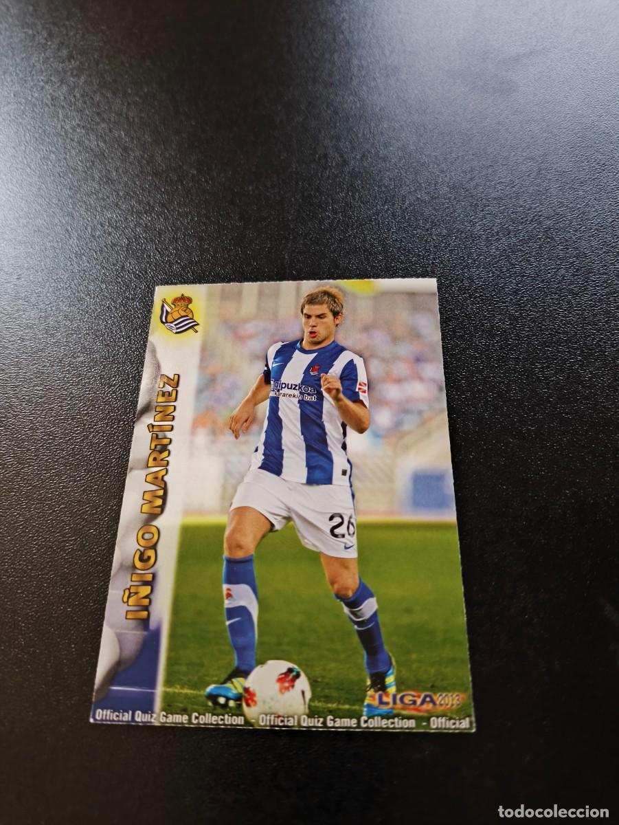 Cromos de F&uacute;tbol: 306 I&Ntilde;IGO MARTINEZ REAL SOCIEDAD MUNDICROMO LIGA 2012 2013 12 13 NO PANINI ESTE MEGACRACKS