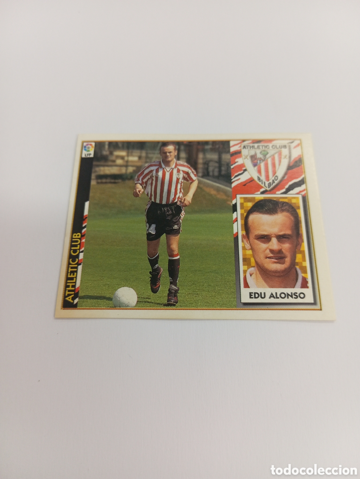 Cromos de F&uacute;tbol: EDU ALONSO BAJA Athletic Club Liga Este 1997 1998 NUEVO SIN PEGAR 97 98
