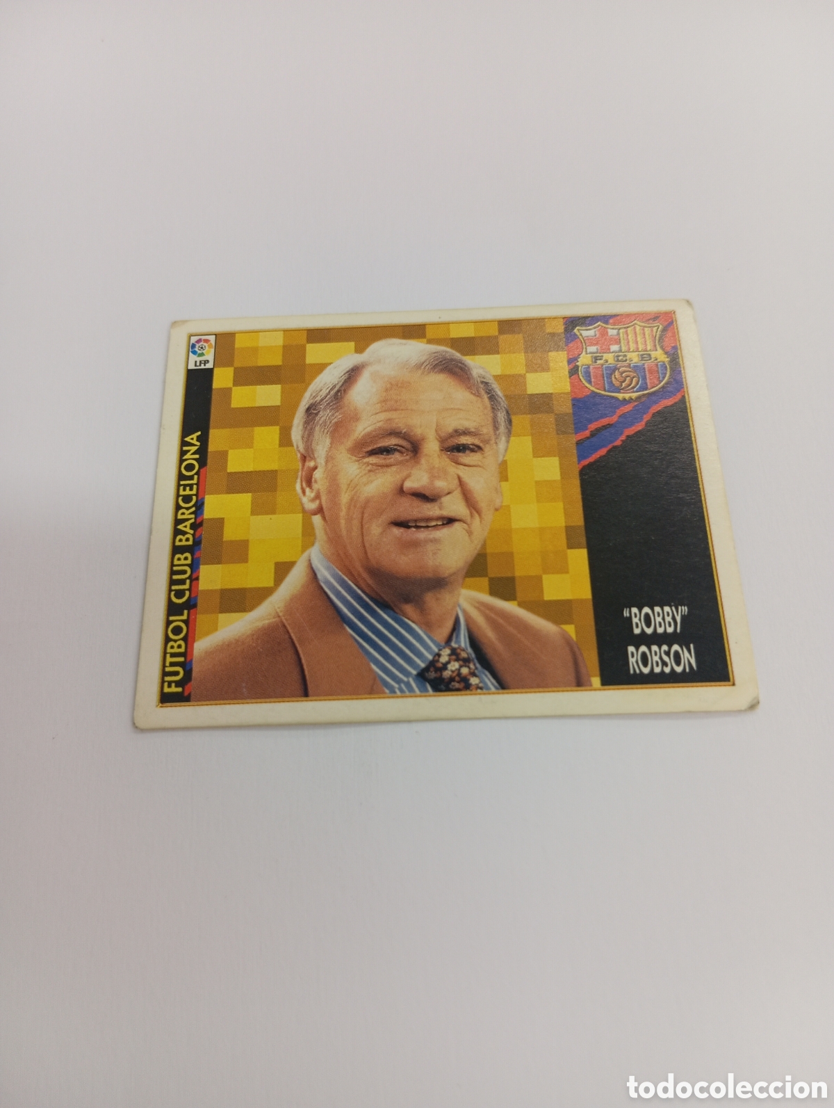 Cromos de F&uacute;tbol: BOBBY ROBSON BAJA Barcelona Liga Este 1997 1998 NUEVO SIN PEGAR 97 98