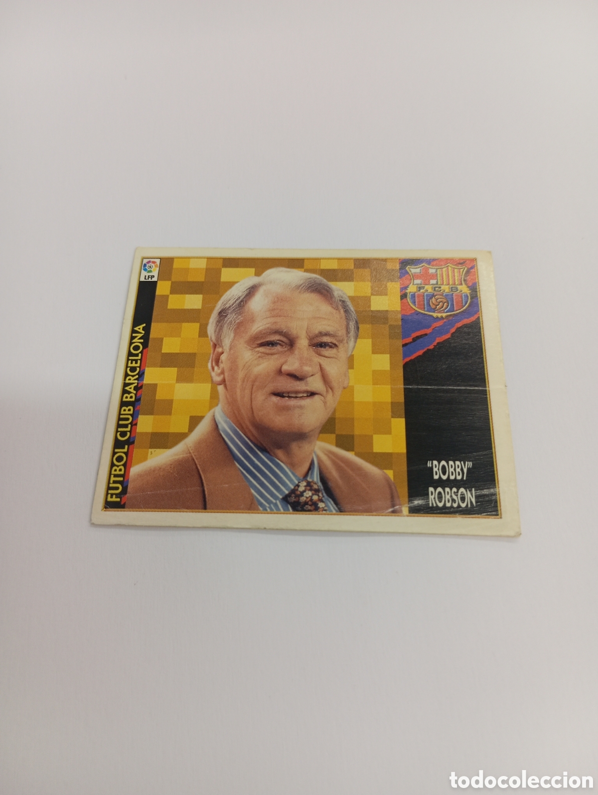 Cromos de F&uacute;tbol: BOBBY ROBSON BAJA Barcelona Liga Este 1997 1998 NUEVO SIN PEGAR 97 98