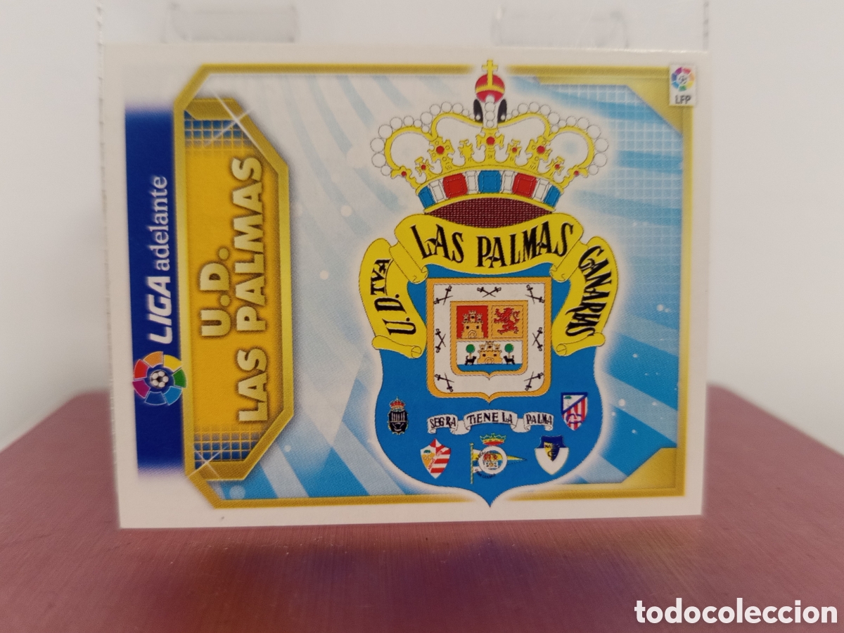 Football Stickers: ❇️ CROMO ⚽ ESCUDO LAS PALMAS 2011 2012 11 12 LIGA ADELANTE ESTE LFP BBVA STICKER SIN PEGAR ❇️