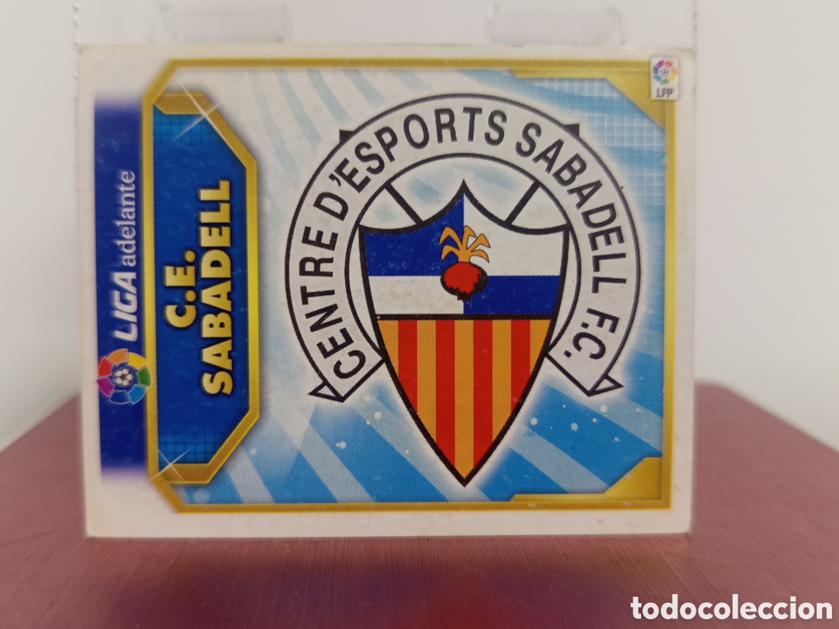 Fu&szlig;ball-Sticker: ❇️ CROMO ⚽ ESCUDO SABADELL 2011 2012 11 12 LIGA ADELANTE ESTE LFP BBVA STICKER SIN PEGAR ❇️