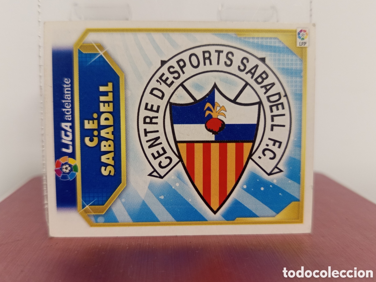 Fu&szlig;ball-Sticker: ❇️ CROMO ⚽ ESCUDO SABADELL 2011 2012 11 12 LIGA ADELANTE ESTE LFP BBVA STICKER SIN PEGAR ❇️