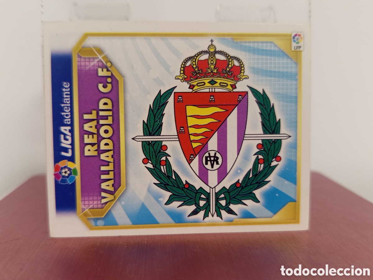 Fu&szlig;ball-Sticker: ❇️ CROMO ⚽ ESCUDO VALLADOLID 2011 2012 11 12 LIGA ADELANTE ESTE LFP BBVA STICKER SIN PEGAR ❇️