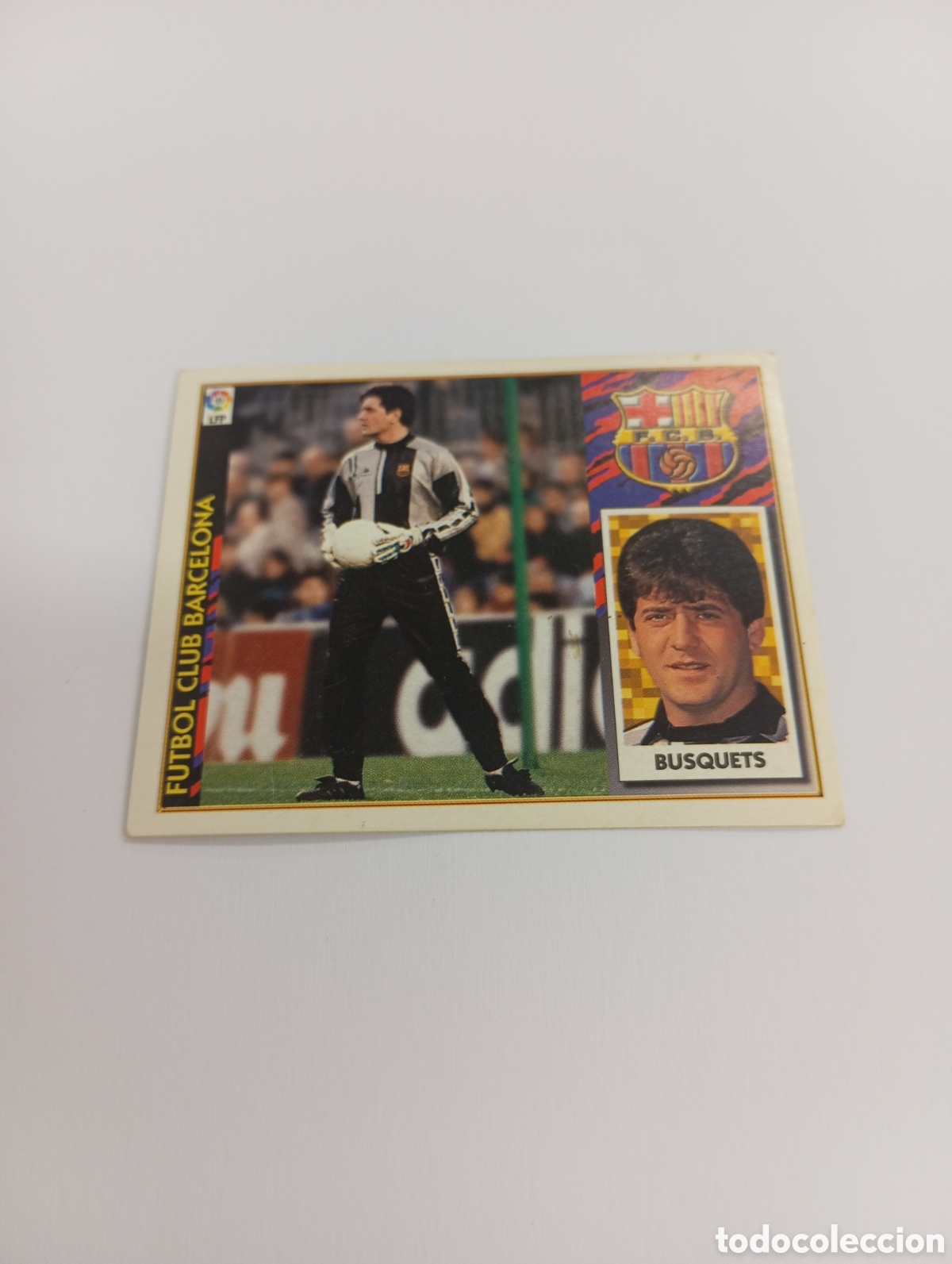 Fu&szlig;ball-Sticker: BUSQUETS Barcelona Liga Este 1997 1998 NUEVO SIN PEGAR 97 98