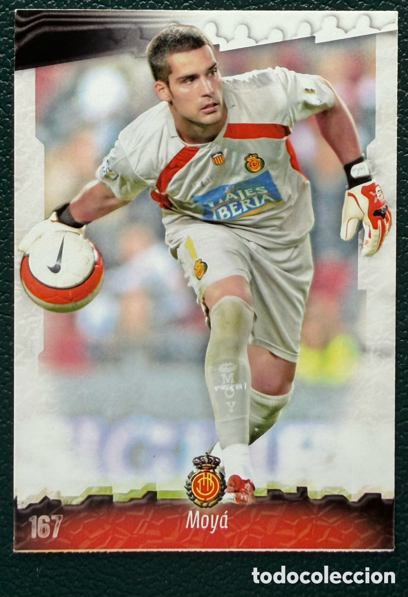 Cartes &agrave; collectionner de Football: 167 MOYA RCD MALLORCA FICHAS ALBUM MUNDICROMO 2008 2009 08 09