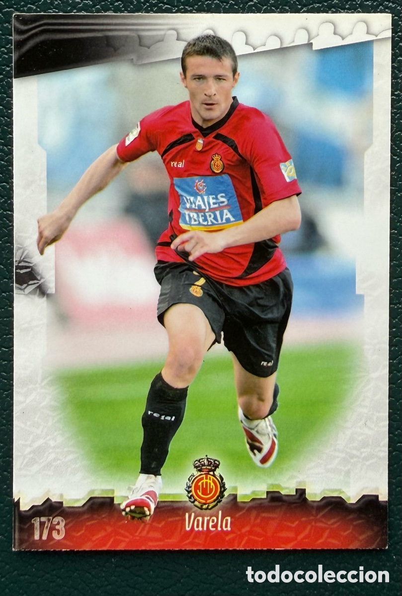 Cartes &agrave; collectionner de Football: 173 VARELA RCD MALLORCA FICHAS ALBUM MUNDICROMO 2008 2009 08 09