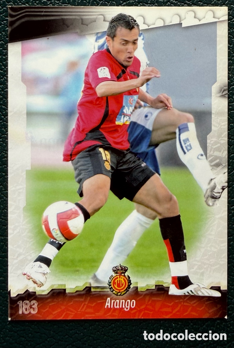 Cartes &agrave; collectionner de Football: 183 ARANGO RCD MALLORCA FICHAS ALBUM MUNDICROMO 2008 2009 08 09