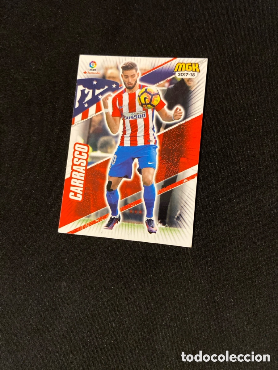 Cromos de Futebol: CARRASCO 67 (ATL&Eacute;TICO MADRID) PANINI MEGACRACKS 2017-2018 17 18 CROMO CARTA M-2