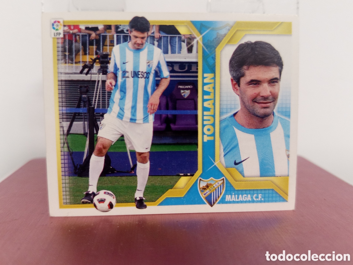Figurine di Calcio: ❇️ CROMO ⚽ TOULALAN M&Aacute;LAGA FICHAJE 2011 2012 11 12 LIGA ESTE LFP BBVA STICKER SIN PEGAR ❇️
