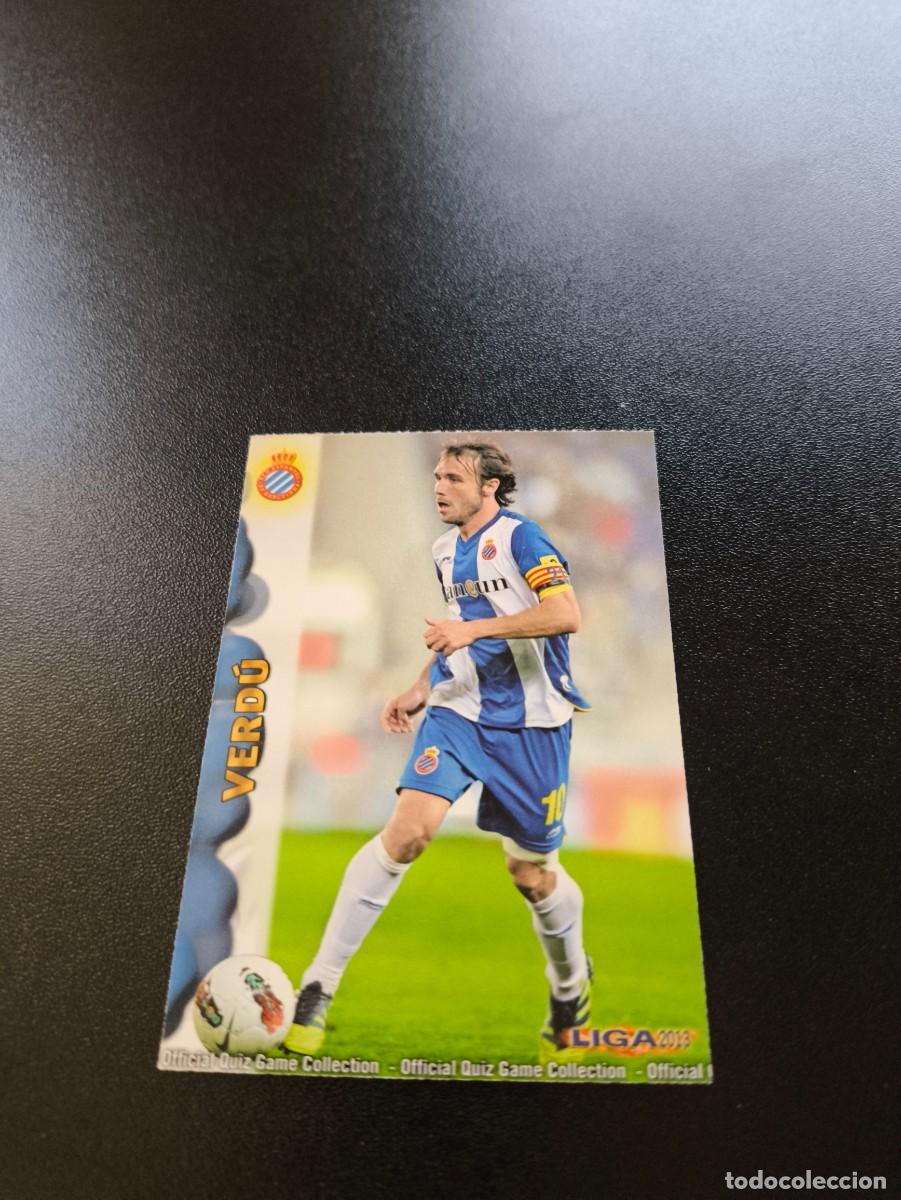 Cromos de F&uacute;tbol: 366 VERDU ESPANYOL MUNDICROMO LIGA 2012 2013 12 13 NO PANINI ESTE MEGACRACKS