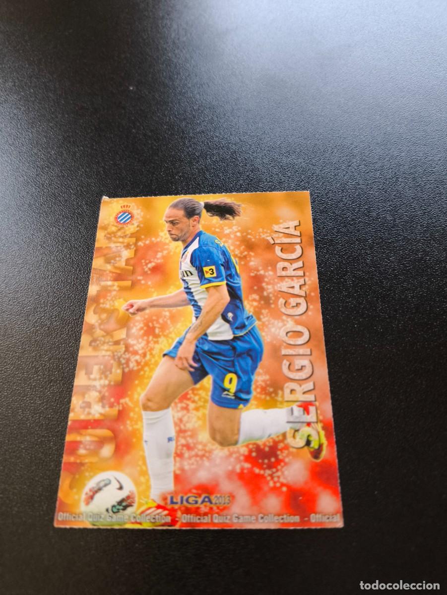 Cromos de F&uacute;tbol: 377 SERGIO GARCIA SUPERSTAR MATE ESPANYOL MUNDICROMO LIGA 2012 2013 12 13 NO PANINI ESTE MEGACRACKS