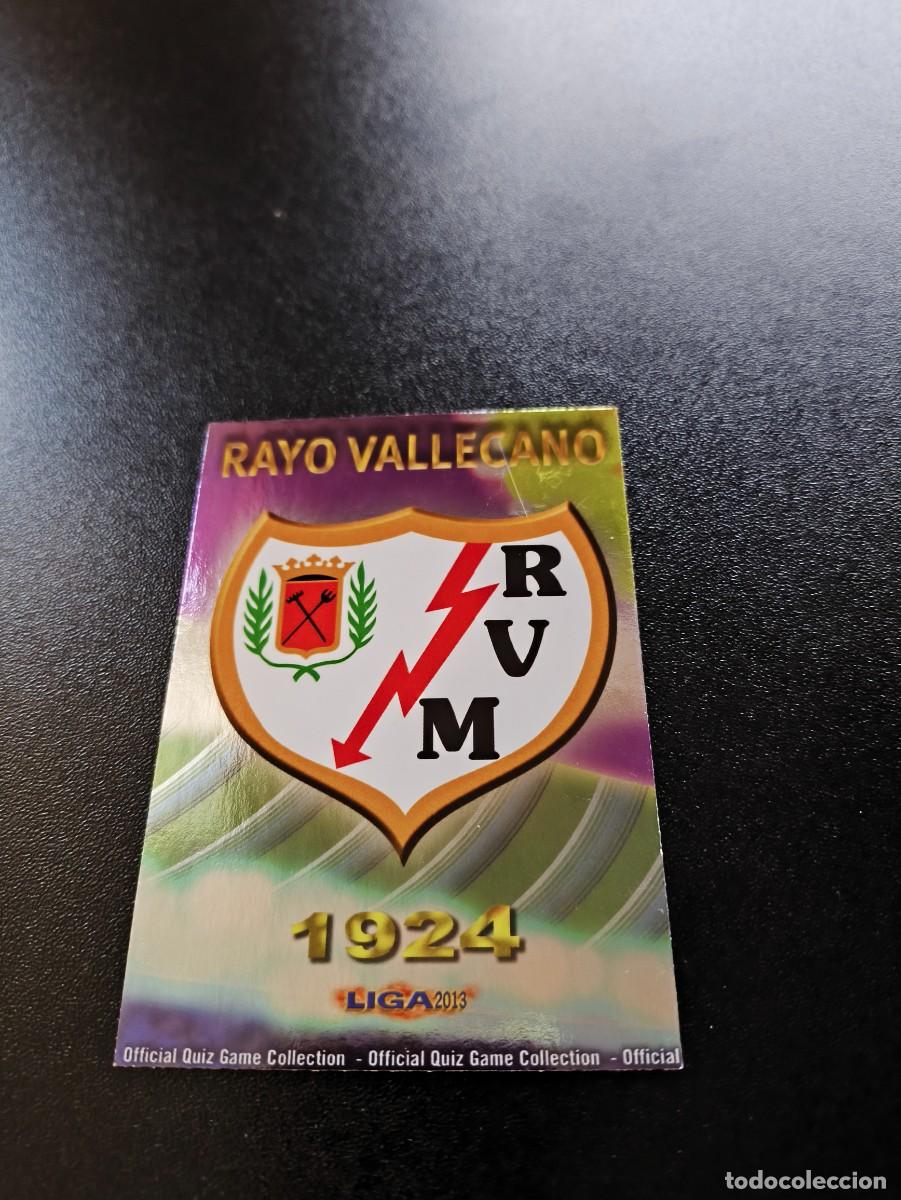 Cromos de F&uacute;tbol: 379 ESCUDO BRILLO LISO RAYO VALLECANO MUNDICROMO LIGA 2012 2013 12 13 NO PANINI ESTE MEGACRACKS