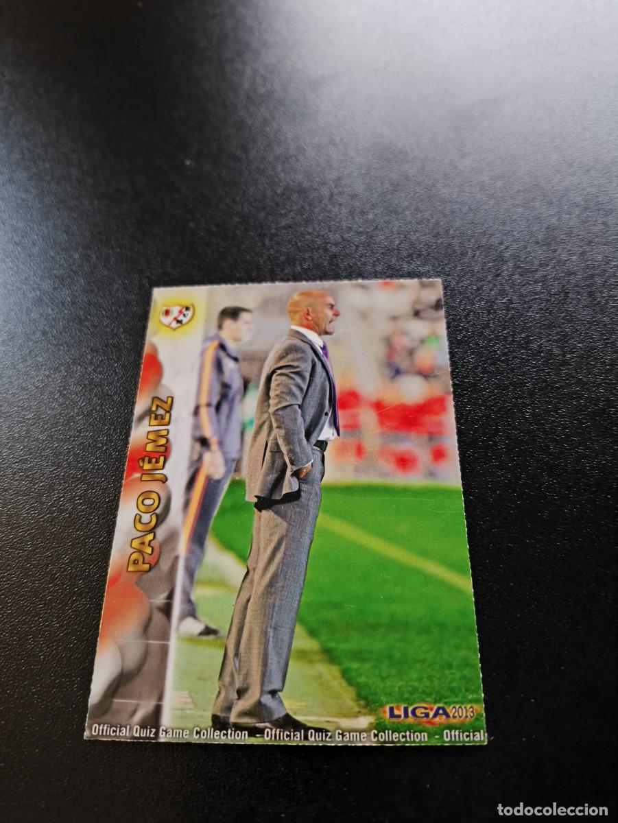 Cromos de F&uacute;tbol: 381 PACO JEMEZ RAYO VALLECANO MUNDICROMO LIGA 2012 2013 12 13 NO PANINI ESTE MEGACRACKS