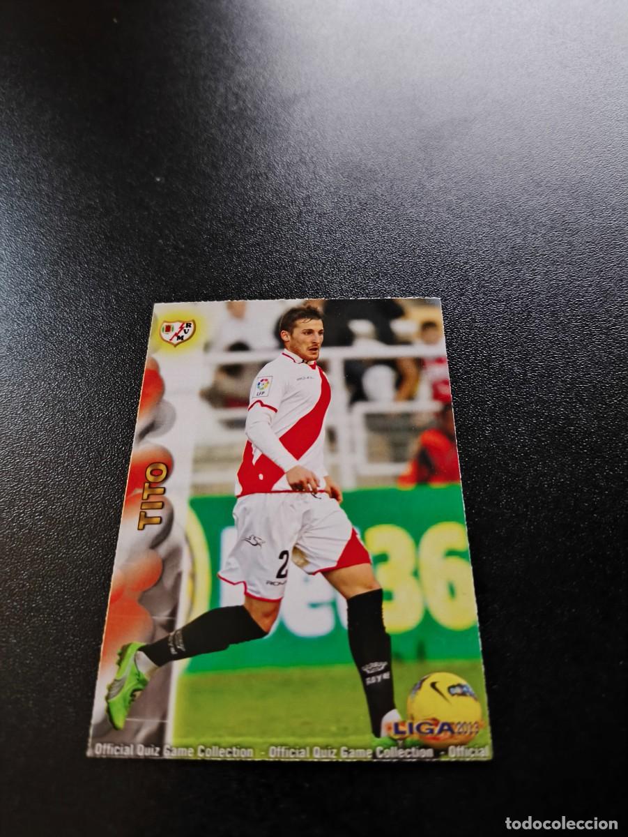 Cromos de F&uacute;tbol: 387 TITO RAYO VALLECANO MUNDICROMO LIGA 2012 2013 12 13 NO PANINI ESTE MEGACRACKS